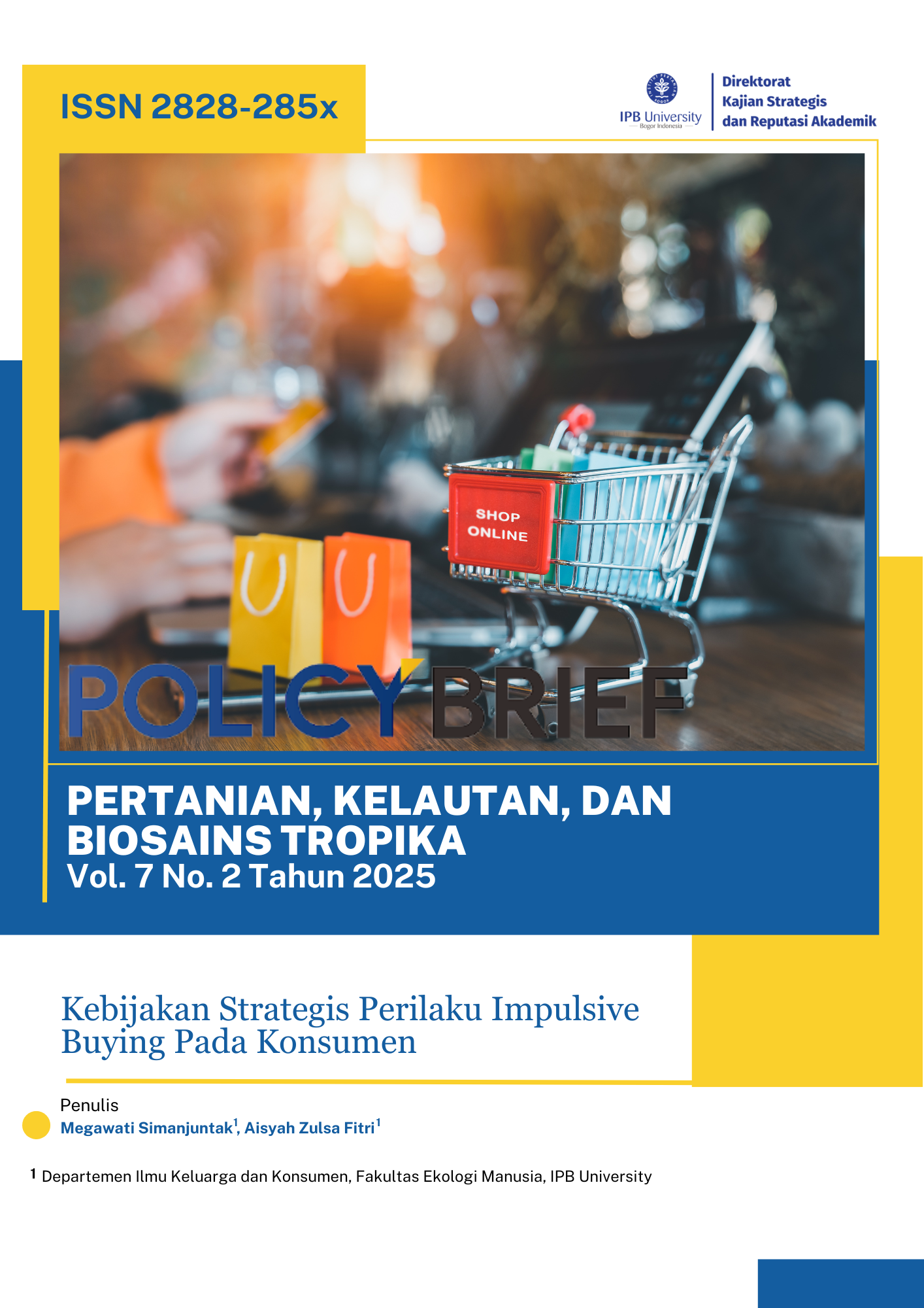 Kebijakan Strategis Perilaku Impulsive Buying Pada Konsumen