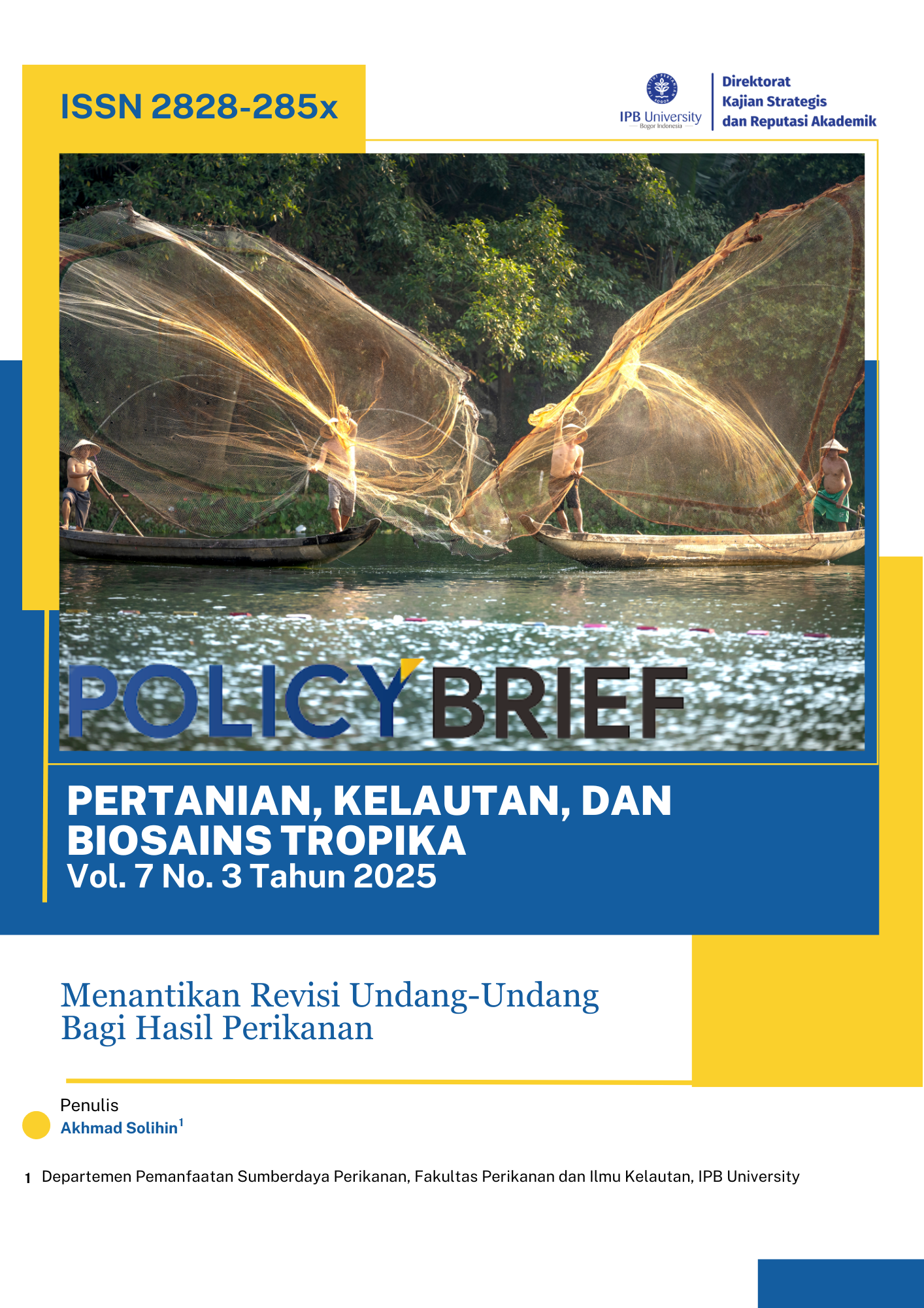 Efektivitas Pendidikan Vokasi Kelautan dalam Kebijakan Ekonomi Biru Indonesia
