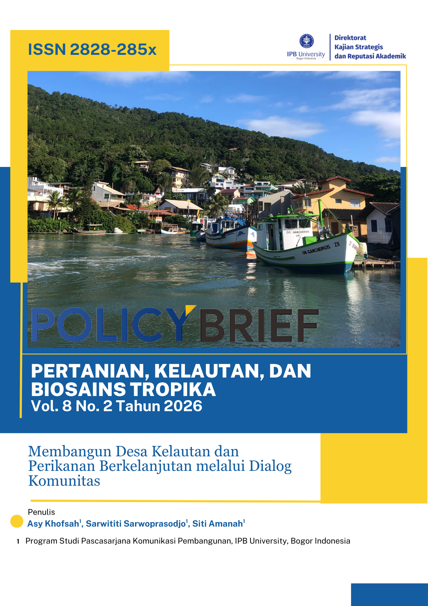 Membangun Desa Kelautan dan Perikanan Berkelanjutan melalui Dialog Komunitas