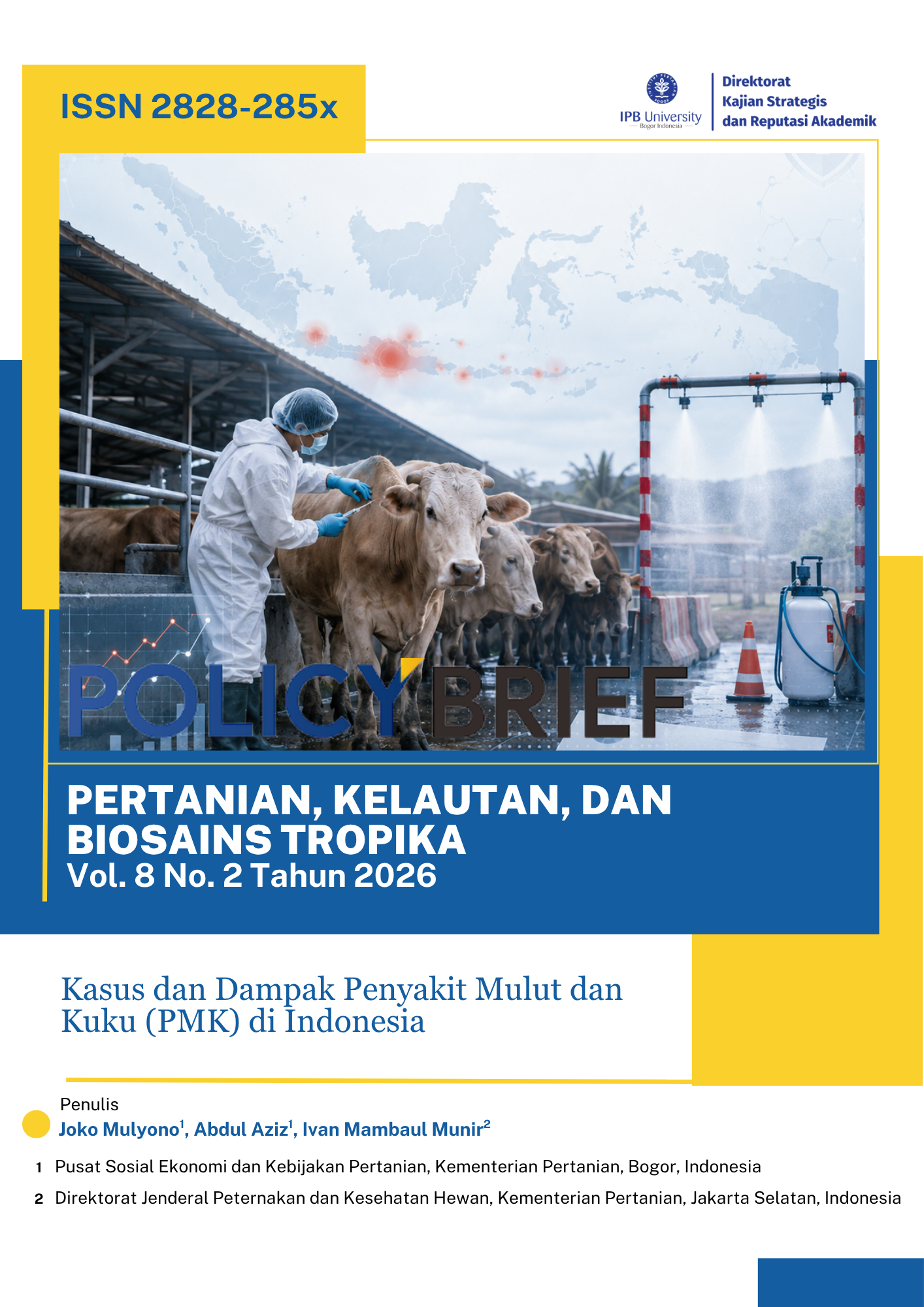 Kasus dan Dampak Penyakit Mulut dan Kuku (PMK) di Indonesia 
