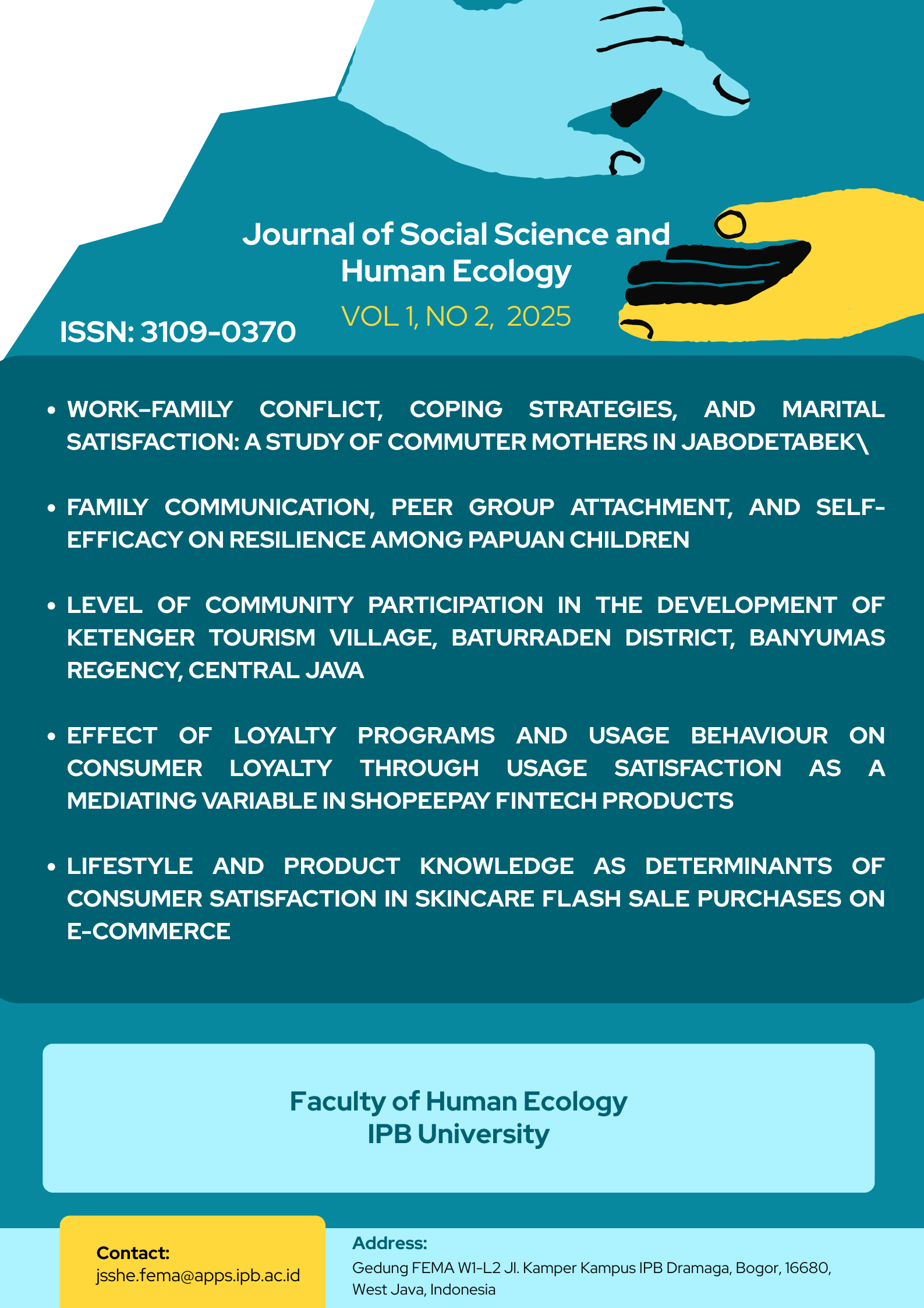                     View Vol. 1 No. 2 (2025): Journal of Social Science and Human Ecology 
                
