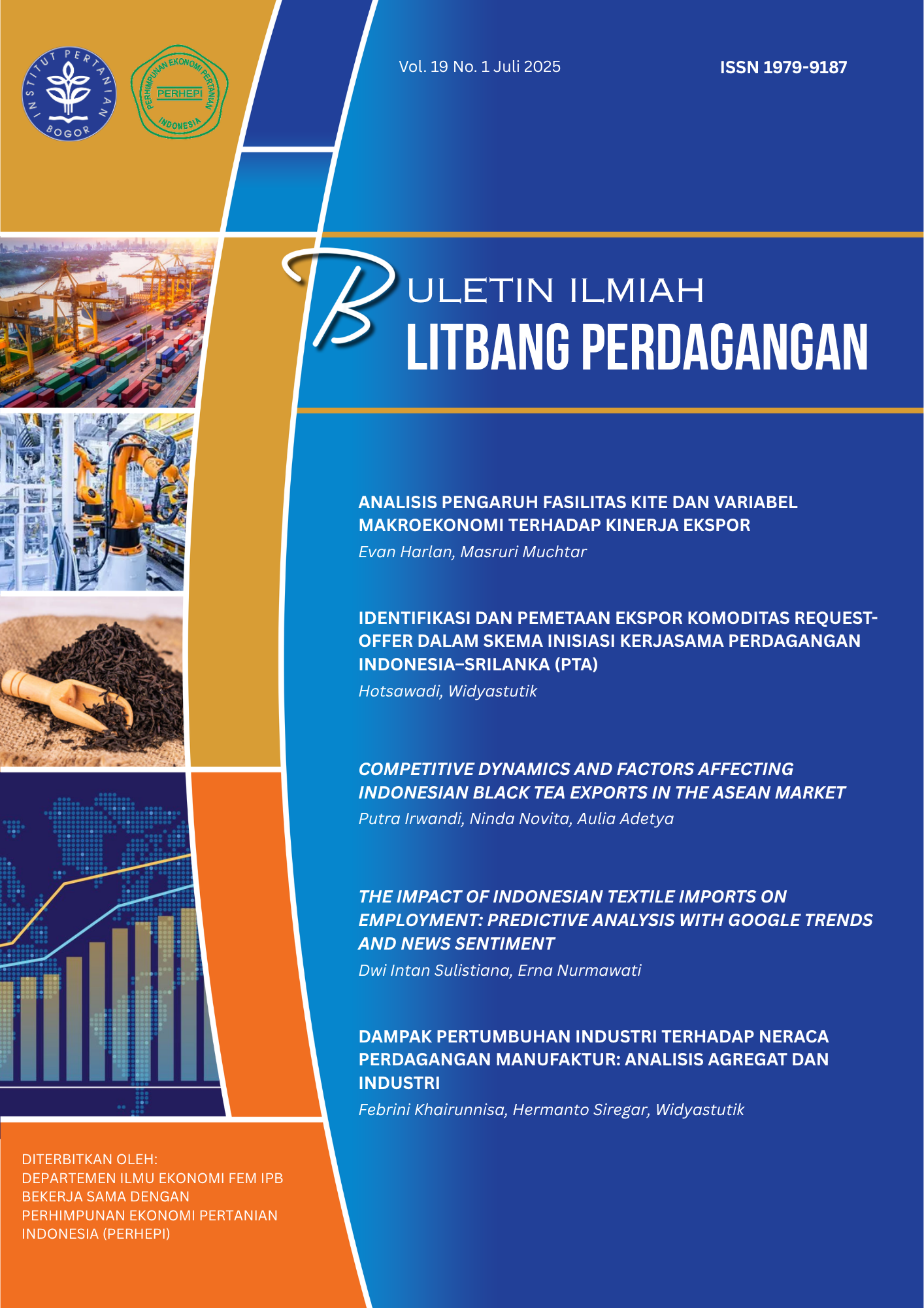 					View Vol. 19 No. 1 (2025): Buletin Ilmiah Litbang Perdagangan
				