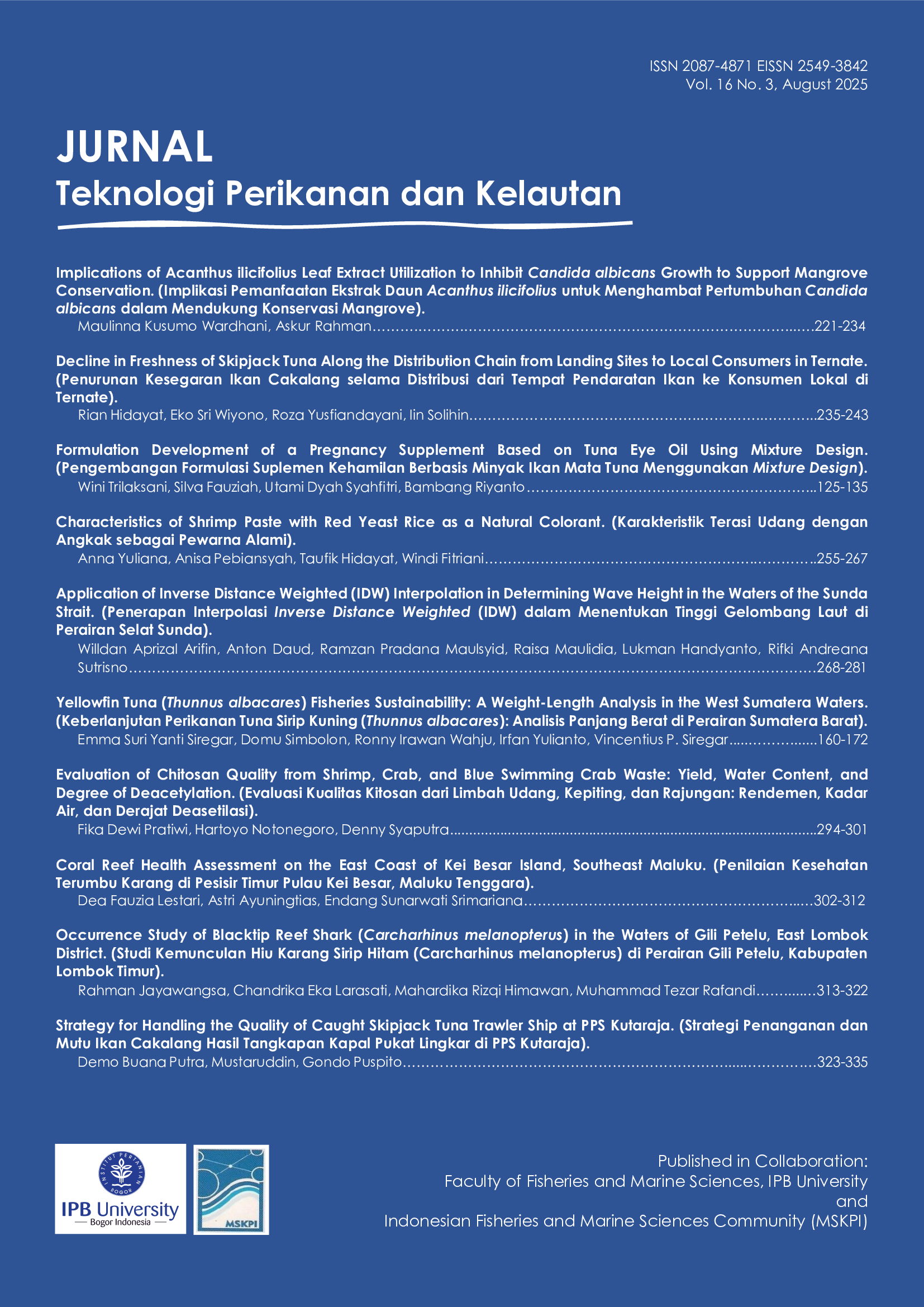 					View Vol. 16 No. 3 (2025): AUGUST 2025
				