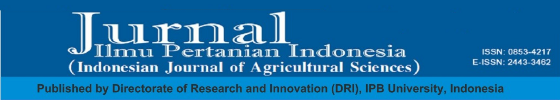 Jurnal Ilmu Pertanian Indonesia (Indonesian Journal of Agricultural Sciences)