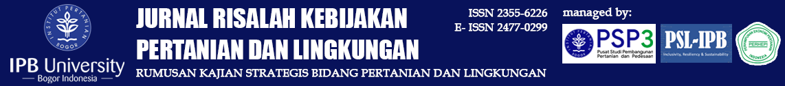 RISALAH KEBIJAKAN PERTANIAN DAN LINGKUNGAN <br>Rumusan Kajian Strategis Bidang Pertanian dan Lingkungan </br>