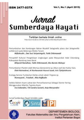 Jurnal Sumberdaya Hayati