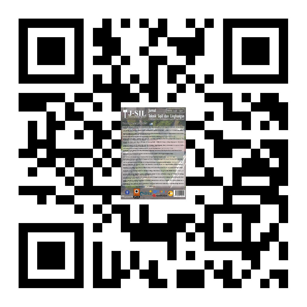 Logo Jurnal Teknik Sipil dan Lingkungan IPB